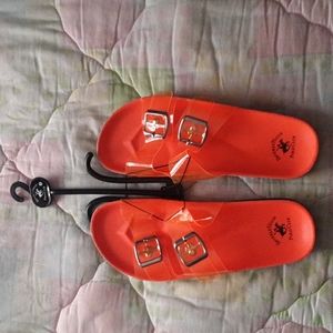 BEVERLY HILLS  Polo Club Sandals with Double Buckle Fastening